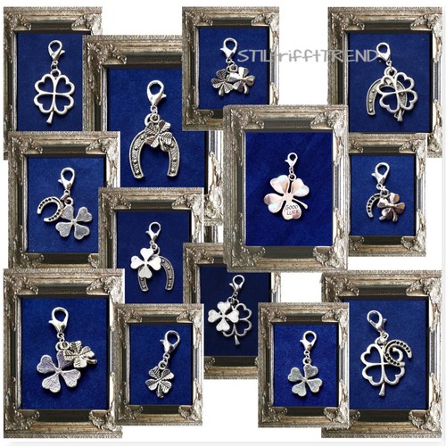 Charm anhänger kleeblatt - charm,
