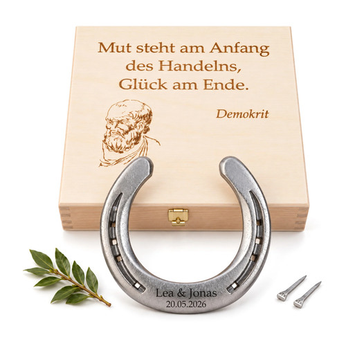 Glückshufeisen demokrit zitat - glückshufeisen,