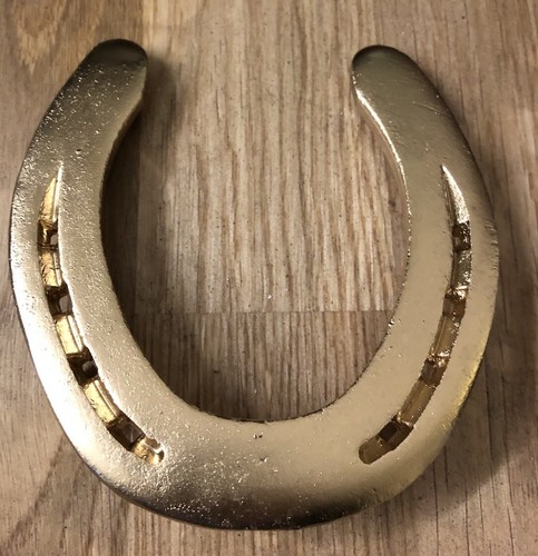 Aufbereitete hufeisen - hufeisen, (gold)