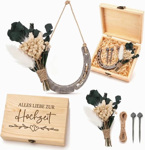 Hufeisen hochzeit geschenk - hufeisen,