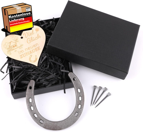 Glücksbringer hufeisen set - hufeisen,