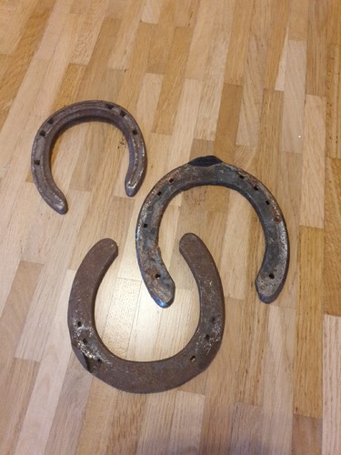 Echte hufeisen aus stahl - aus,