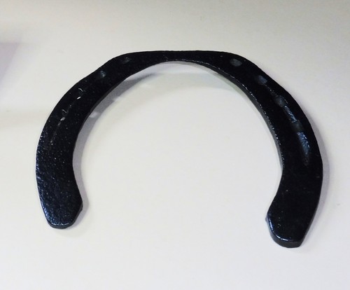 Hufeisen stahl schwarz - stahl,