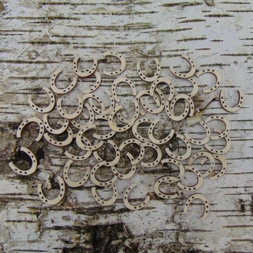 Hufeisen 2cm aus holz - aus,