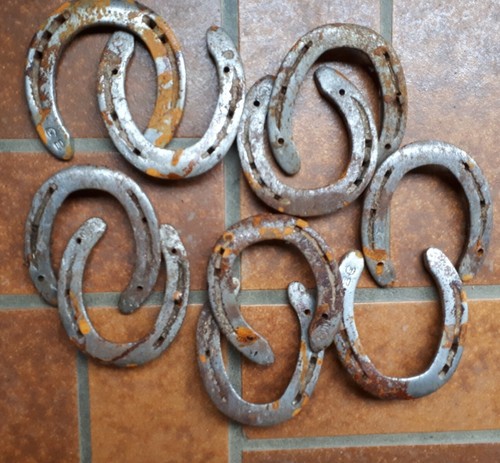 Gebrauchte hufeisen stück - 30,